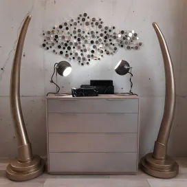 Harper blvd metal wall sculpture rh set